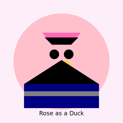 Rose as a Duck - DrawGPT