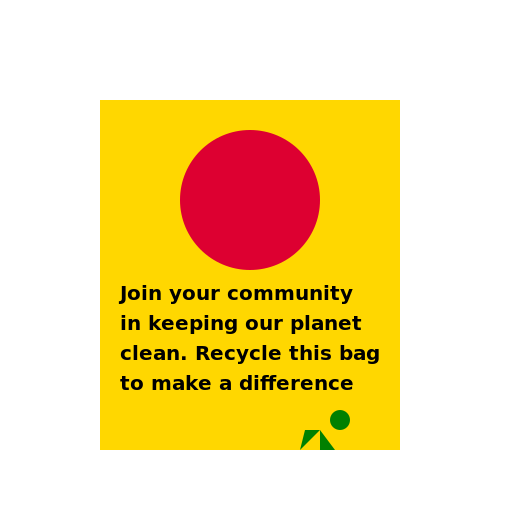 Dunkin' Doughnuts Recycling Bag - DrawGPT