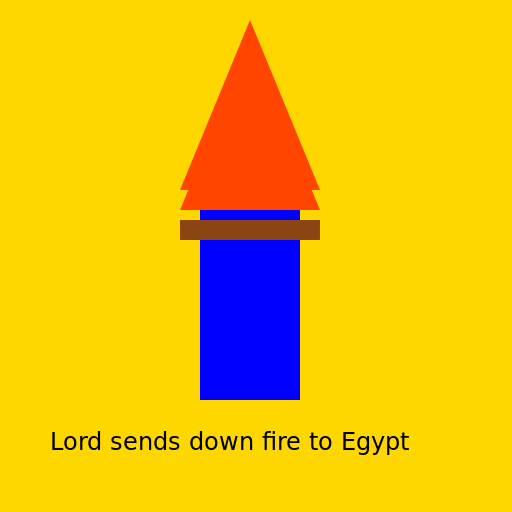 Moses and the Fiery Staff - DrawGPT