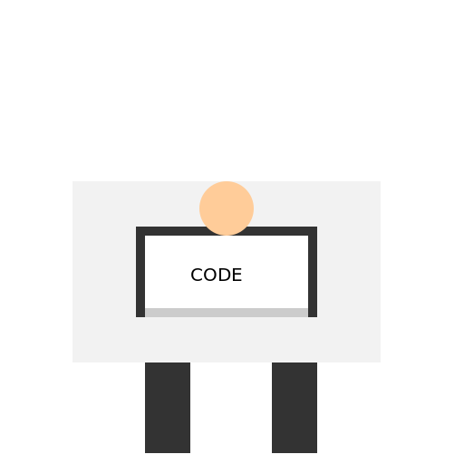 Employee working on laptop - DrawGPT