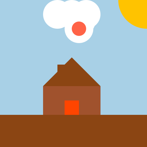 God in the Clouds Over a House on the Hill - AI Prompt #11893 - DrawGPT
