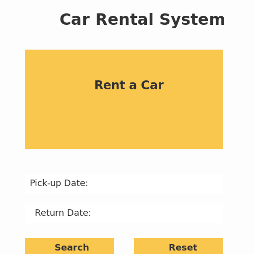 Car Rental System UI - DrawGPT