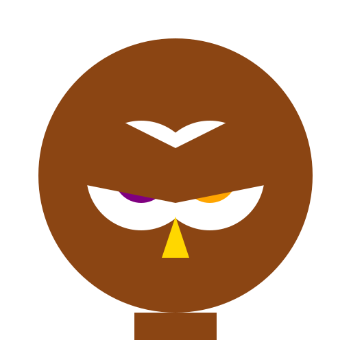 Owl with Different Colored Eyes - DrawGPT