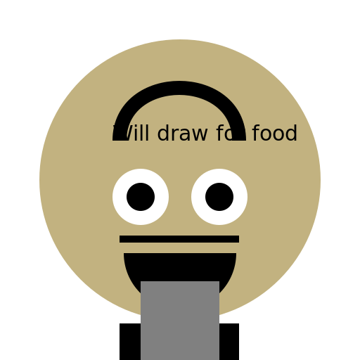 Messed Up Homeless Man - DrawGPT