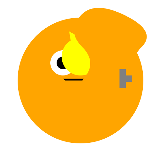 Cute Orange Dragon with a Yellow Hard Hat and Hammer - DrawGPT