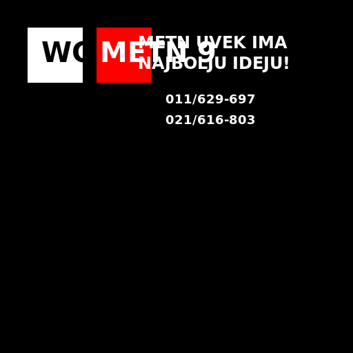 Commercial Break 1995 with WGN+METN 9 Logo - DrawGPT