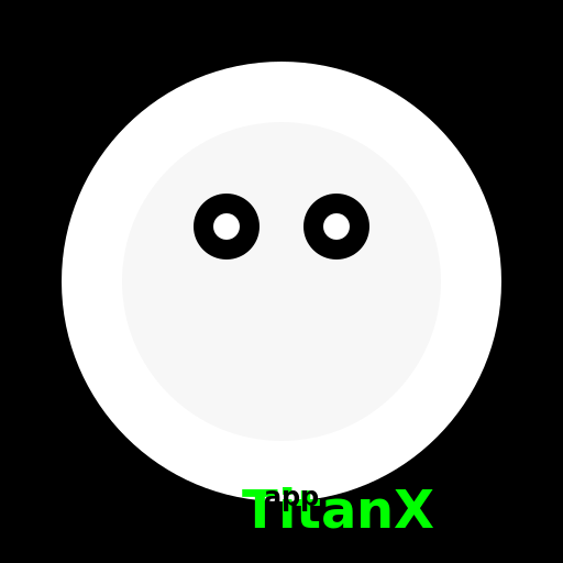 Goku Ultra Instinct with Matrix Background and TitanX Logo - DrawGPT