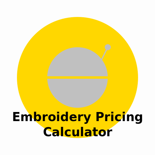Embroidery Pricing Calculator Logo - DrawGPT