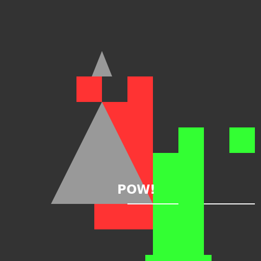 Man Mutated Into a Bat Fighting Someone - DrawGPT
