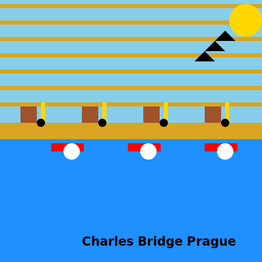 Charles Bridge Prague - DrawGPT