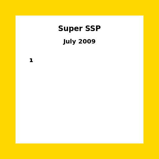 Super SSP Calendar July 2009 1-31 - DrawGPT