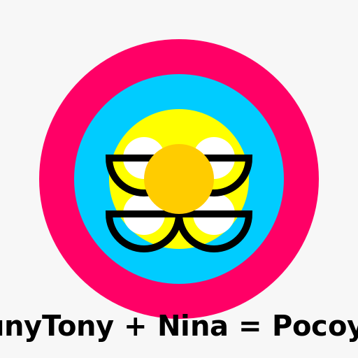 JunyTony + Nina = Pocoyo Logo - DrawGPT
