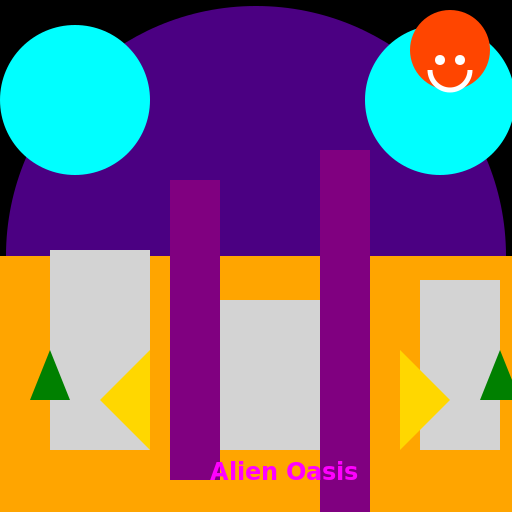 Alien Oasis - DrawGPT