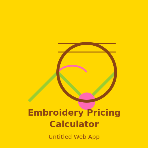 Embroidery Pricing Calculator Logo - DrawGPT
