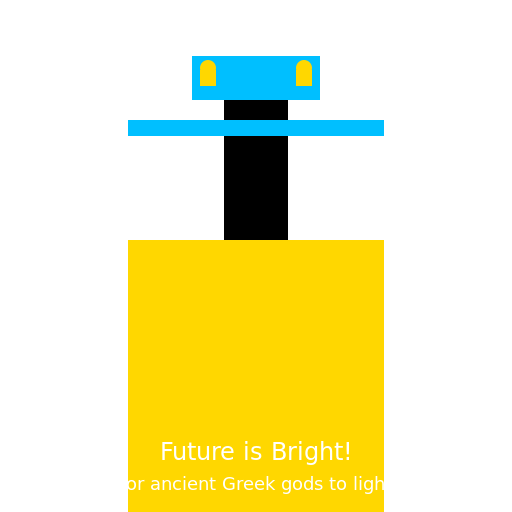 Futuristic Lamp in Parthenon - DrawGPT