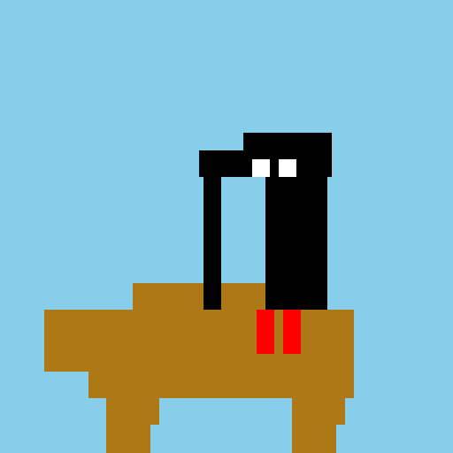 Penguin on a Horse - DrawGPT