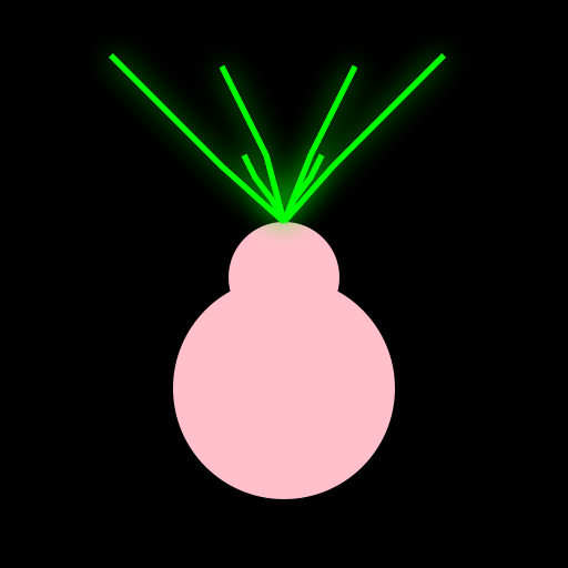 Illuminated Branches - A Woman with Branch Hair - DrawGPT