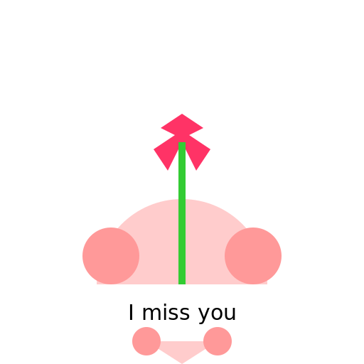 Sad Backside Holding Rose - DrawGPT