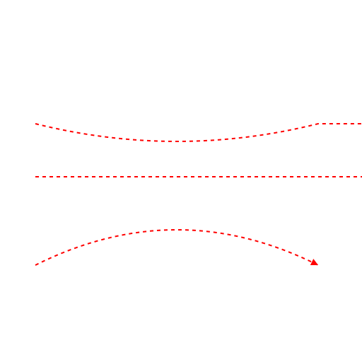 Red Dashed Lines with Arrows - DrawGPT