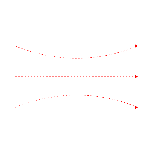 Red Dashed Lines with Arrows - DrawGPT