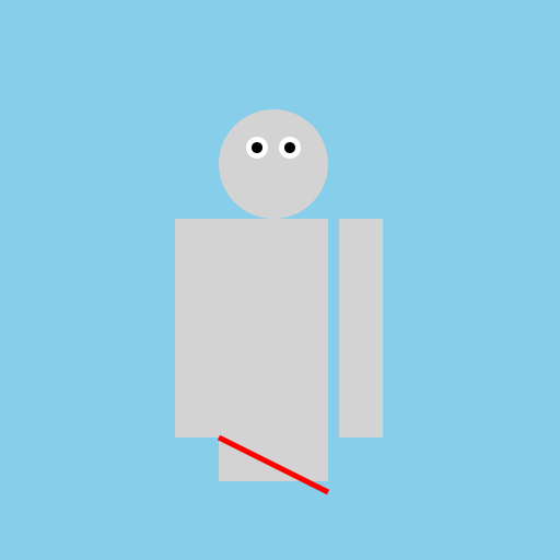 Upside-Down Guy Falling - DrawGPT