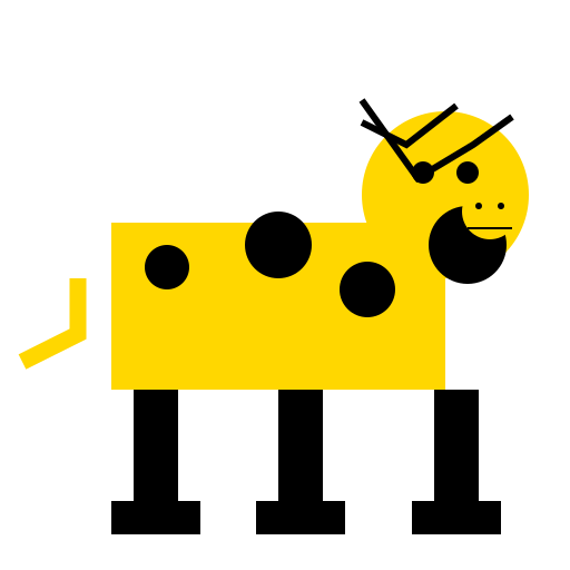 Happy Cow - DrawGPT