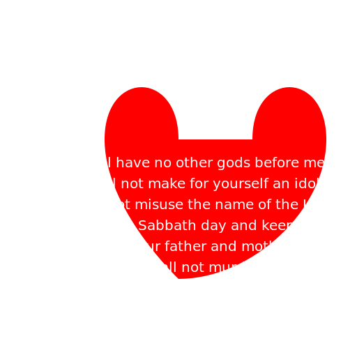Commandments of the Heart - DrawGPT