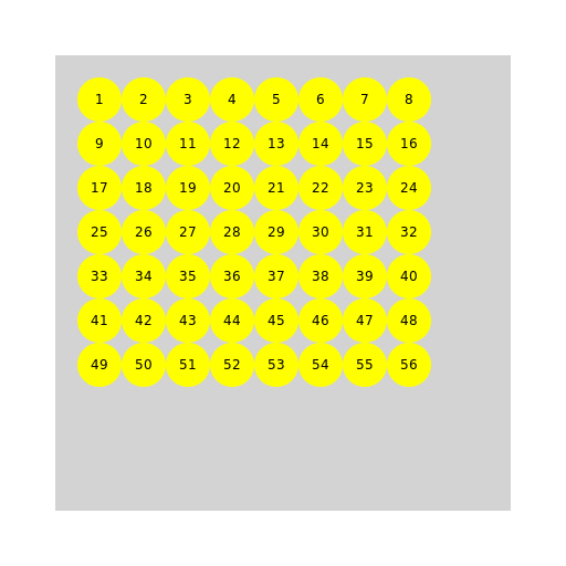 Rectangle Box with Circles Inside - DrawGPT