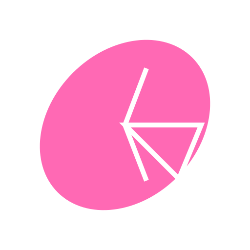 Pink Twisted Letter O - DrawGPT