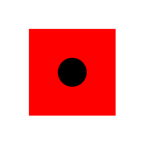 Red P with a black eye - DrawGPT