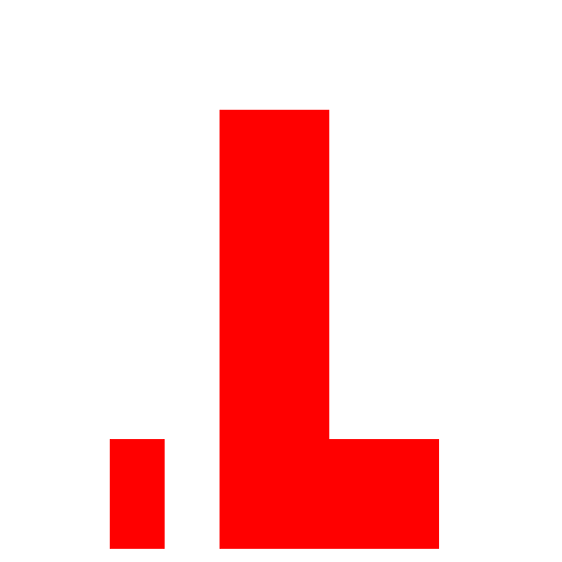 Red letter T (with tooth) - DrawGPT