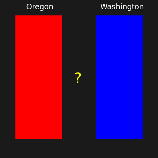 Oregon vs Washington - DrawGPT