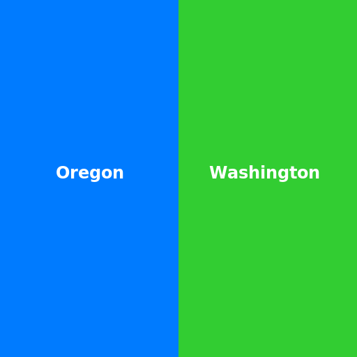 Which Is Older?: Oregon or Washington? Depending on When they were Admitted to the Union. - DrawGPT