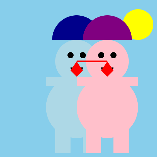 Guy and Girl Together - DrawGPT