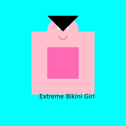 Extreme Bikini Girl - DrawGPT