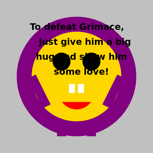 Defeating Grimace - DrawGPT