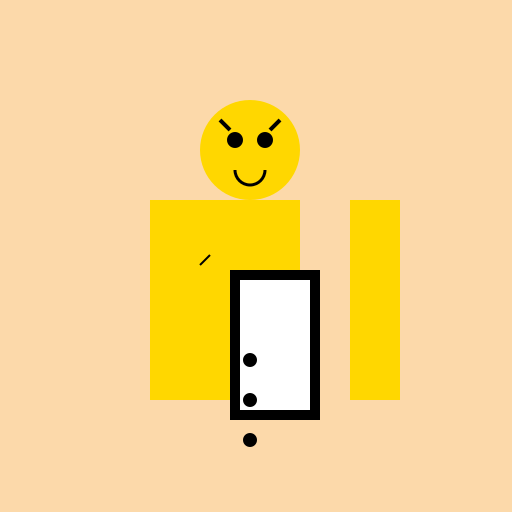 Frustrated Teacher with Cell Phone - DrawGPT