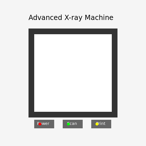Console of Advanced X-ray Machine - DrawGPT