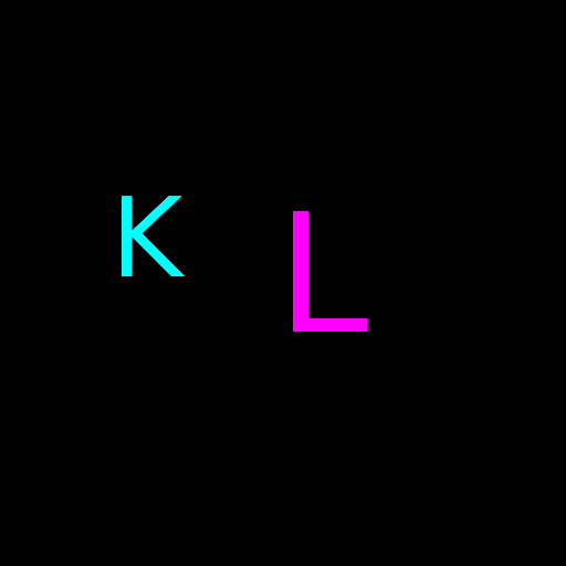 Dark and Cool Profile Picture with K L Alphabets - DrawGPT