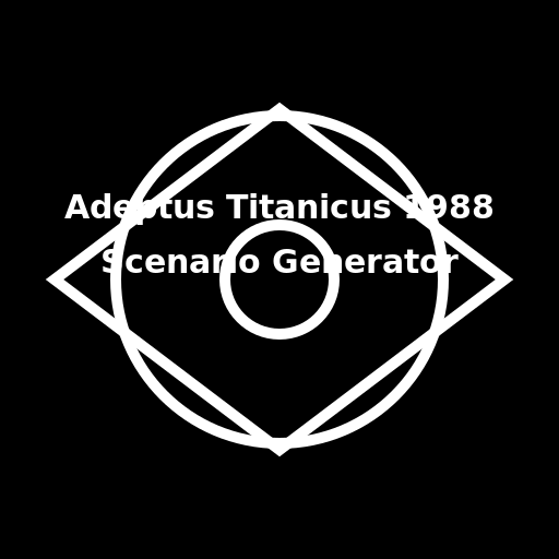 Adeptus Titanicus 1988 Scenario Generator Logo - DrawGPT