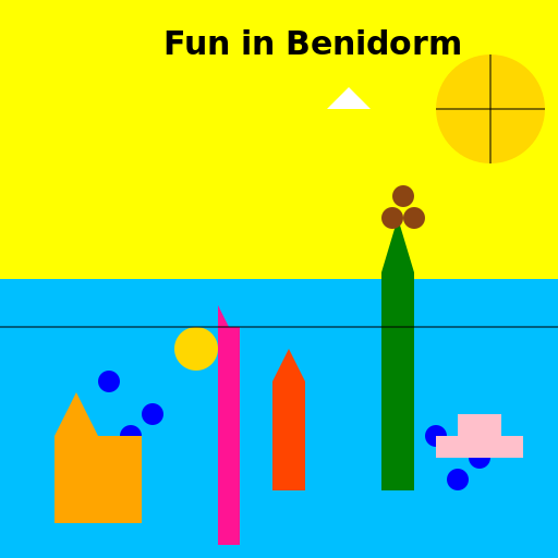 Fun in Benidorm - DrawGPT