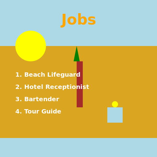 A Colorful Job Board in Benidorm - DrawGPT