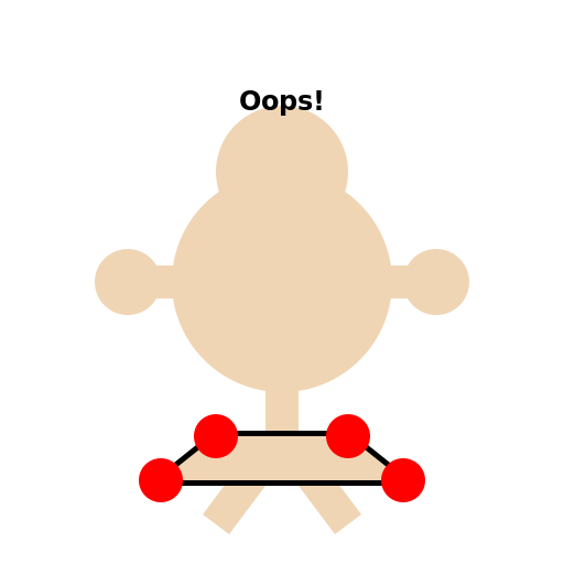 A Person Carrying a Heavy Bulging Suitcase with Things Falling Out - DrawGPT