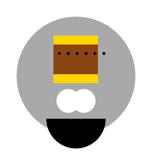 A Wolf Eating a Burger - DrawGPT