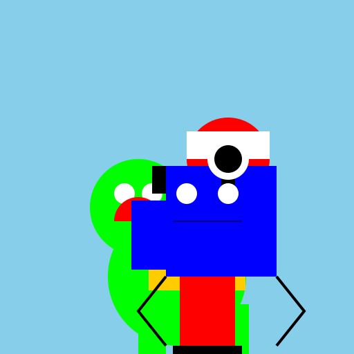 Mario Riding Yoshi - DrawGPT