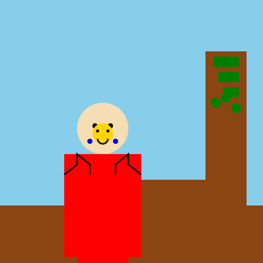 Strong Man Carrying a Huge Tree Log - DrawGPT