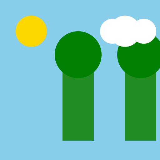 Sunny Weather Drawing - DrawGPT