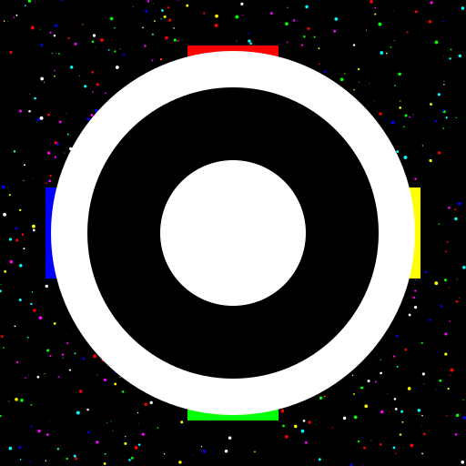 Galaxy with Four Rubik's Cubes and an Eye at the Center - DrawGPT