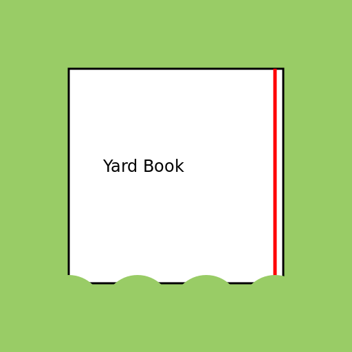 Yard Book Realistic - DrawGPT