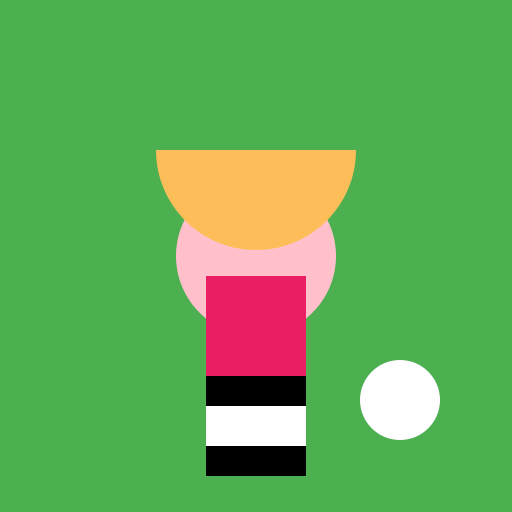 Cute Soccer Player - DrawGPT